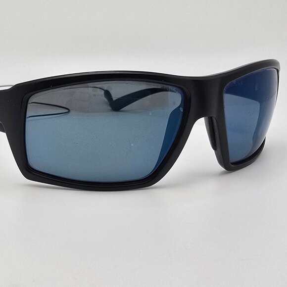 Smith Challis Matte Black Frame ChromaPop+ Polarized Blue Mirror Lens Sunglasses - Picture 6 of 14
